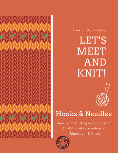 Frankford Public LIbrary-Hooks and Needles