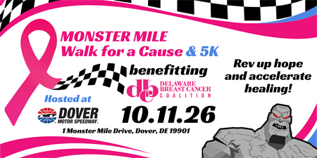 17th Annual Monster Mile Walk for a Cause with Delaware Breast Cancer Coalition