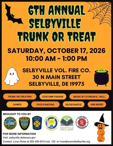 6th Annual Selbyville Trunk or Treat