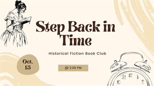 Step Back in Time Book Club at South Coastal Library