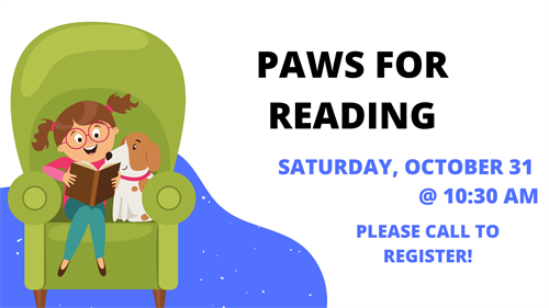 PAWS for Reading at South Coastal Library